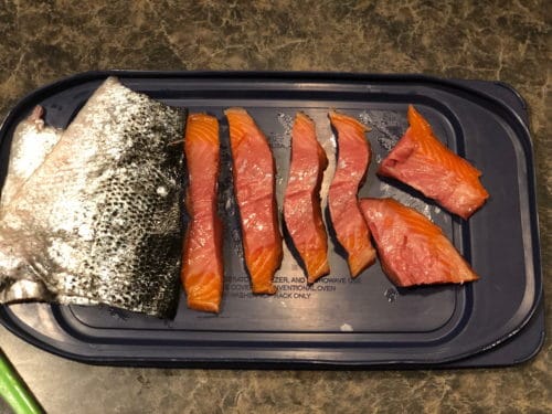 Traeger Smoked Salmon Jerky » Recipe » PelletSmoker.net