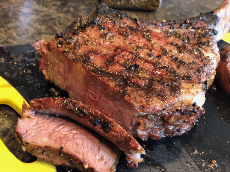 Traeger Smoked Tomahawk Ribeye Steak Recipe